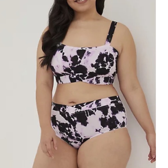 TORRID NWT MICROFIBER LAVENDER TIE DYE BRALETTE - Picture 2 of 6